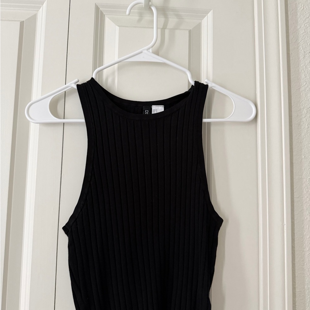 Black Ribbed H&M Tank Top